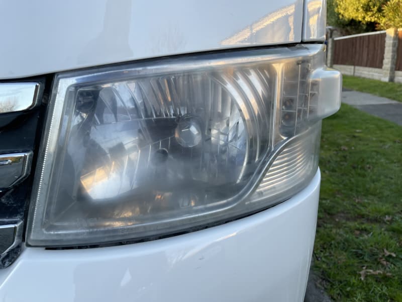 Before Headlight Restoration