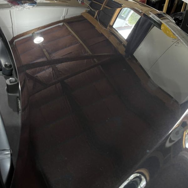 Polished bonnet showing even reflection across the panel