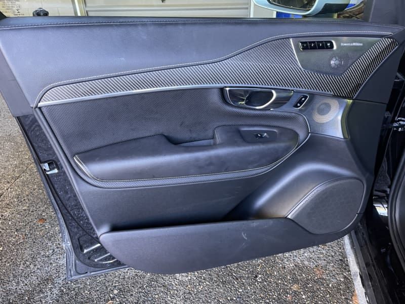 Door panel before cleaning