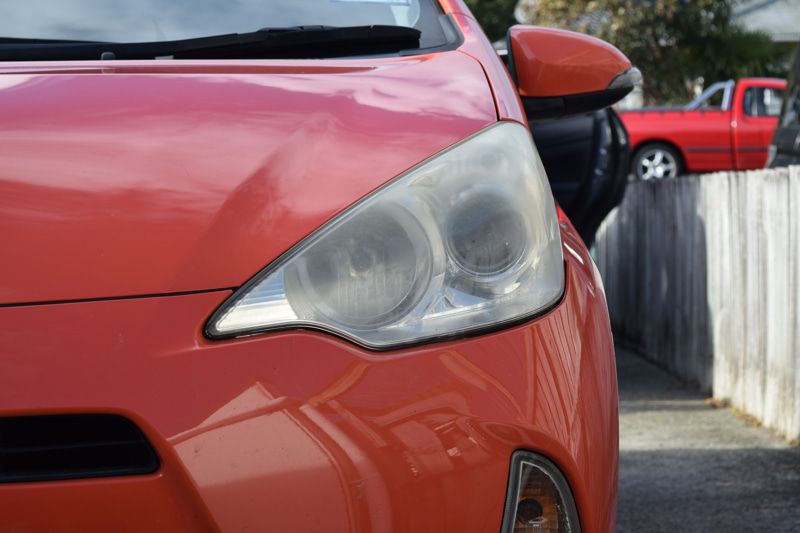 Headlight restoration before