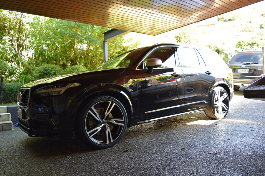 Volvo exterior after professional restoration